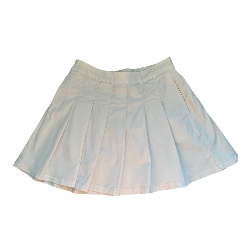 American Eagle Preppy Academia Pleated Pockets Skater Mini Skirt Size 8